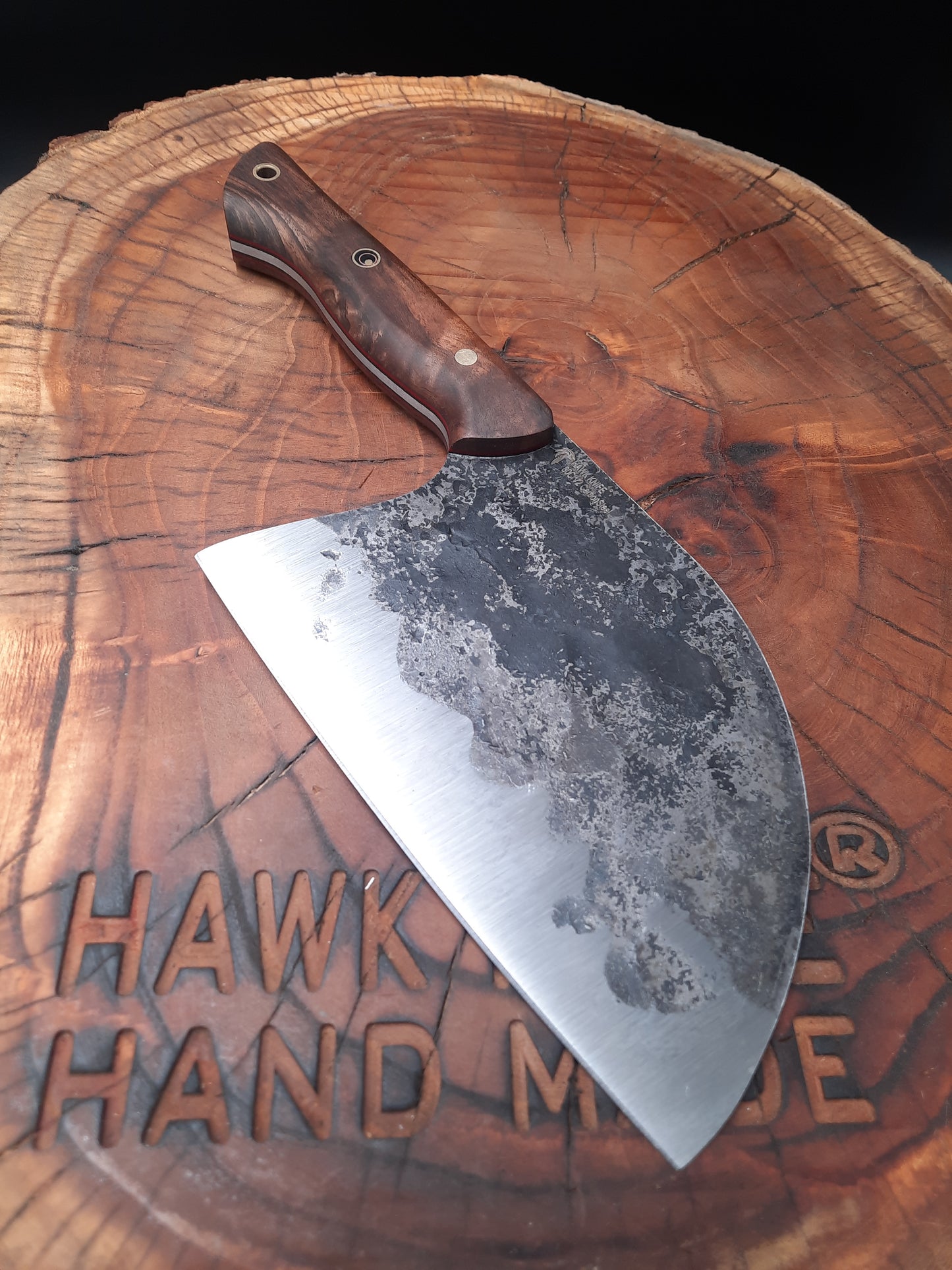 ALMAZAN 80CrV2 Carbon Steel (RUSTIC SURFACE WALNUT)