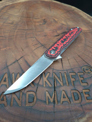 HAWK-6T M398 LINERLOCK G10 POCKET KNIFE