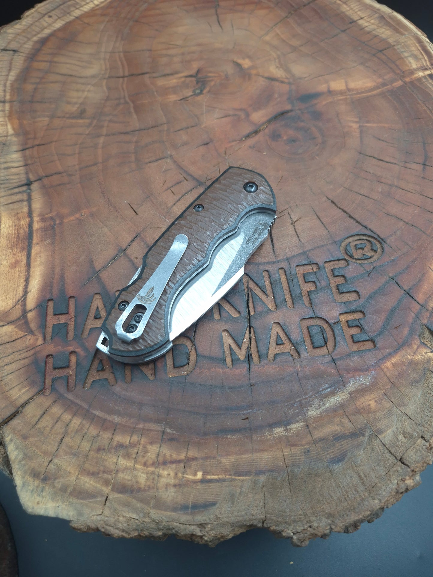HWK-4 ELMAX CLIP POCKET KNIFE (CHOCOLATE)