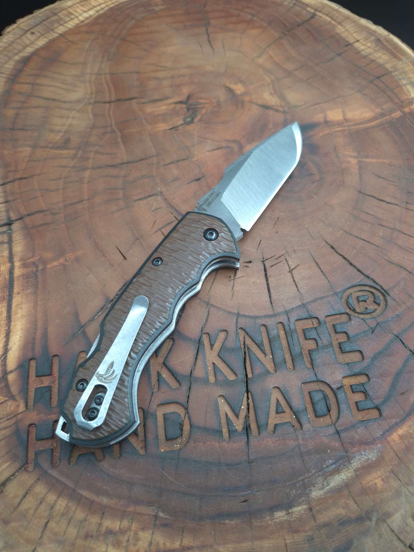 HWK-4 ELMAX CLIP POCKET KNIFE (CHOCOLATE)