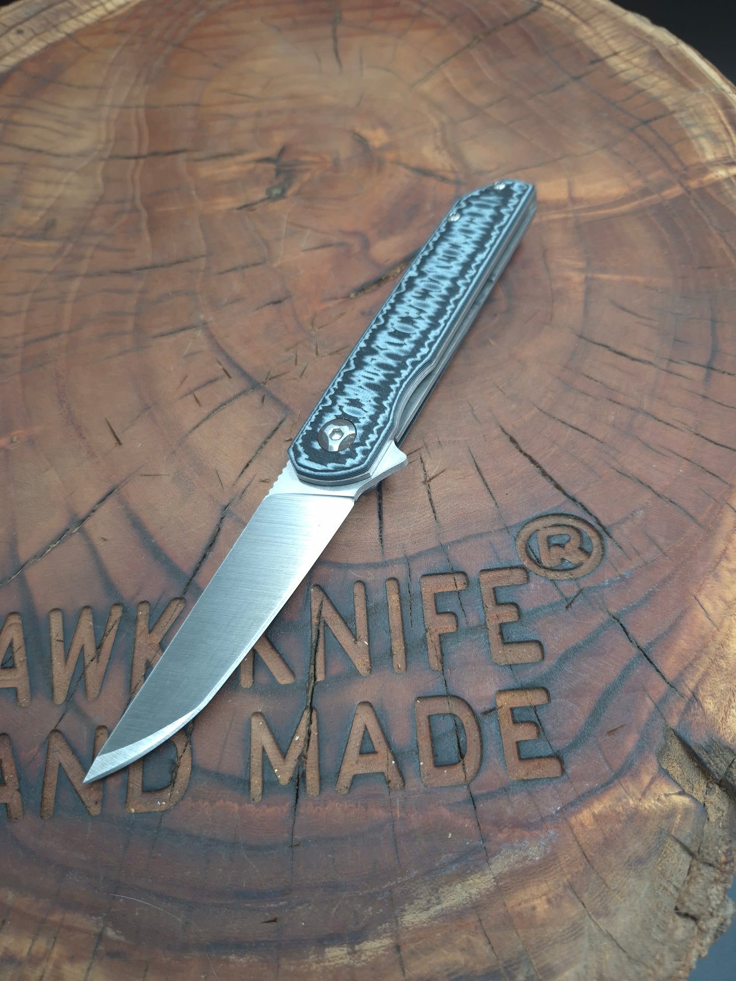 HAWK-6T N690 LINERLOCK G10 CLIP POCKET KNIFE