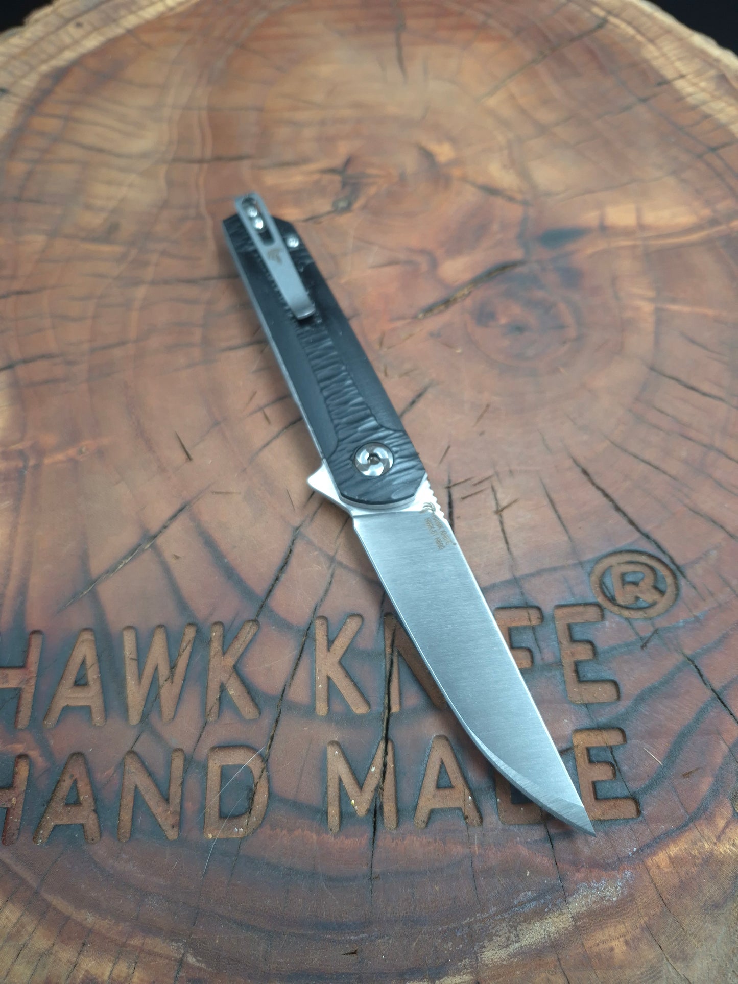 HAWK-6T N690 POCKET KNIFE WITH LINERLOCK CLIP