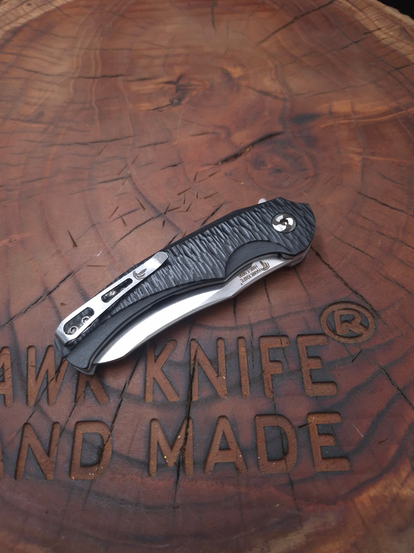 HAWK-5 N690 POCKET KNIFE WITH LINERLOCK CLIP