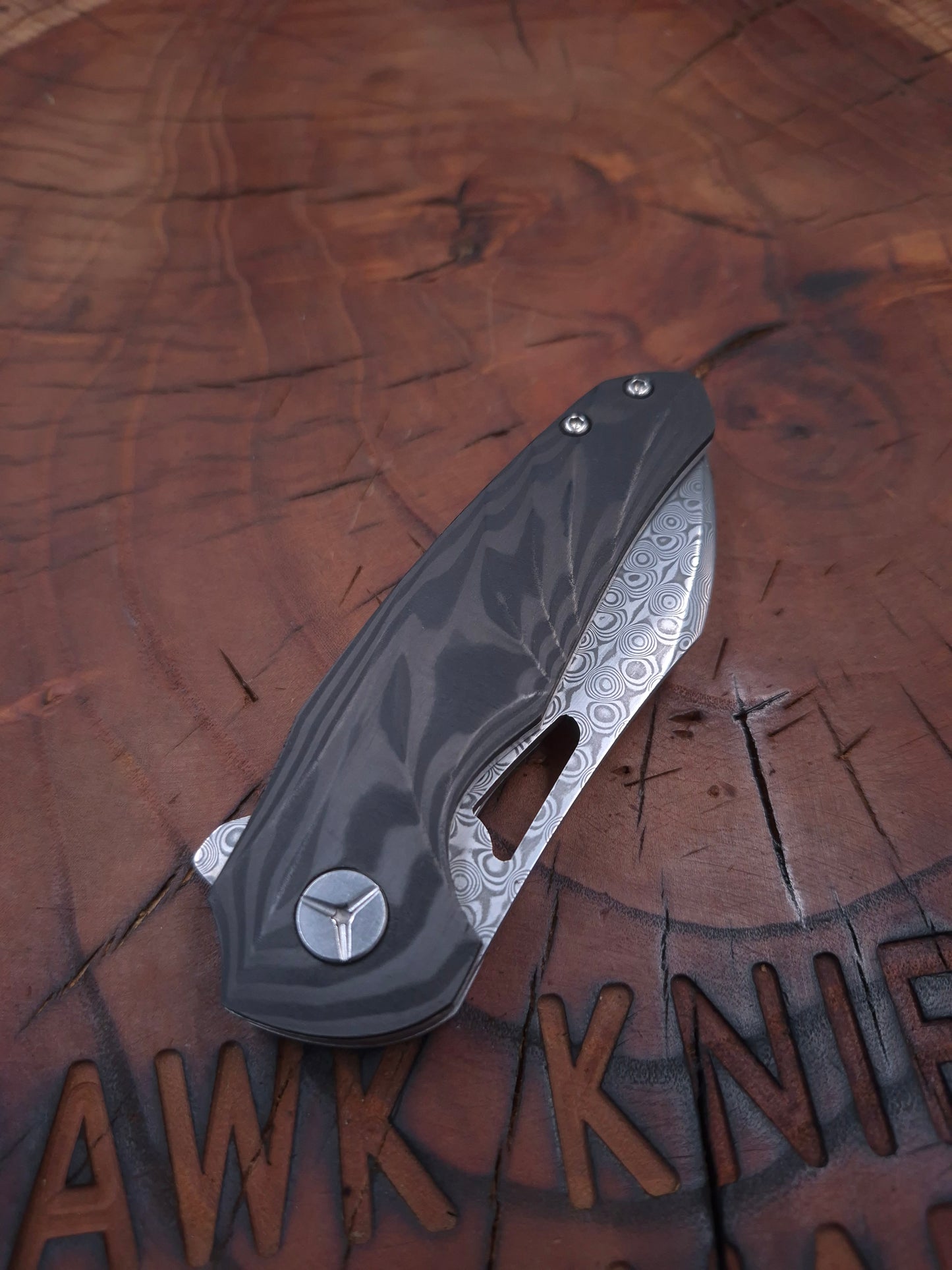 HWK-9 Stainless Steel Damascus