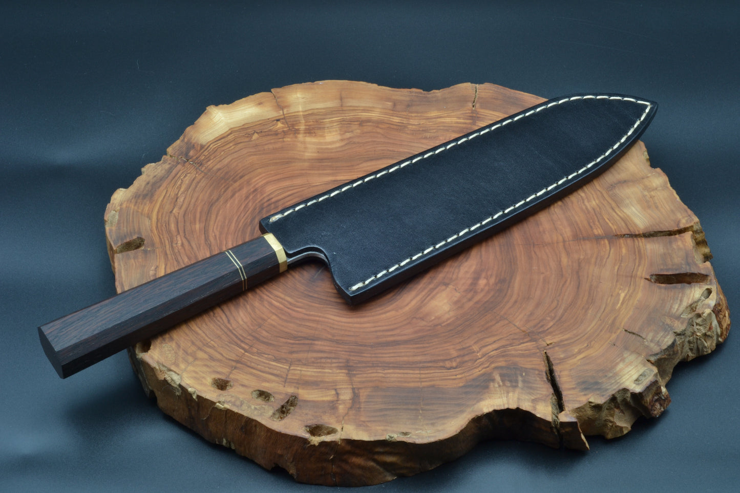 SANTOKU (L) EL YAPIMI ŞEF BIÇAĞI