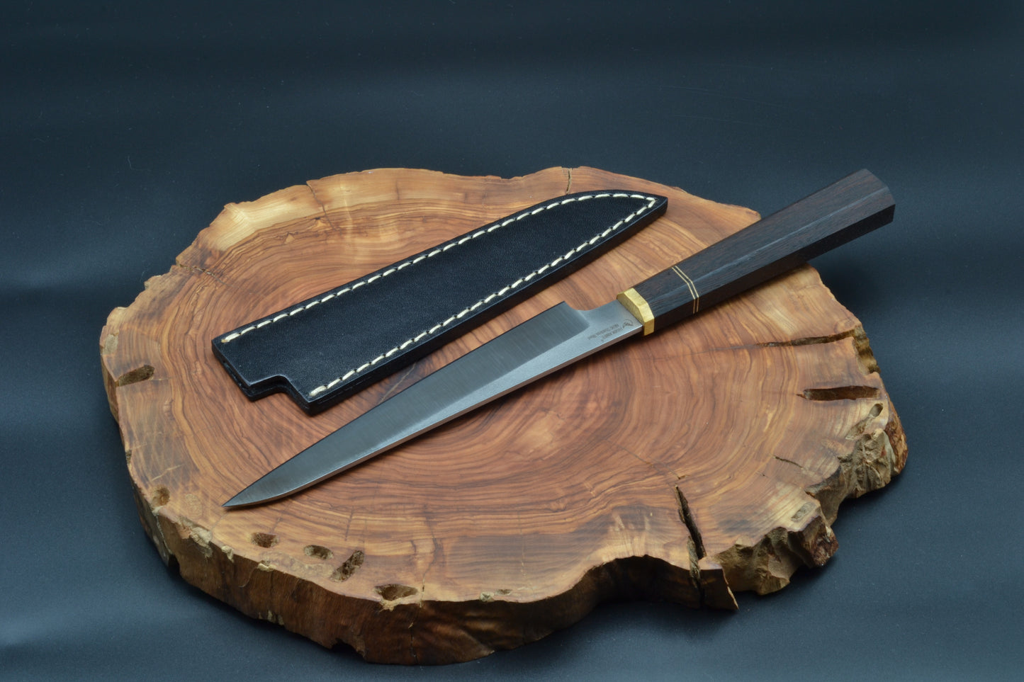 SUJUHIKI 332mm EL YAPIMI N690 ÇELİK ŞEF BIÇAĞI