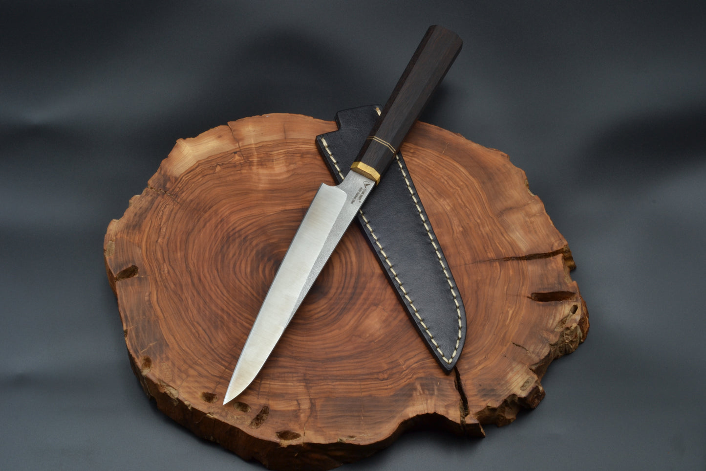 SUJUHIKI 332mm EL YAPIMI N690 ÇELİK ŞEF BIÇAĞI