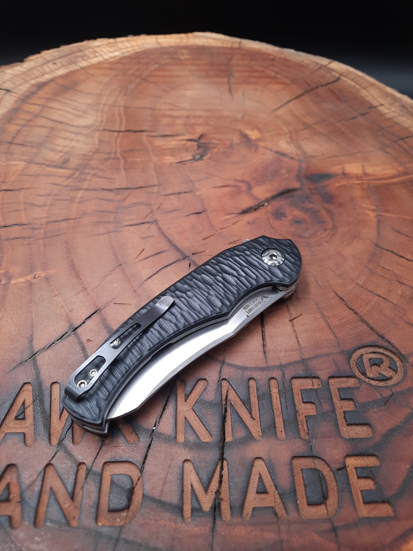 HAWK-5 N690 POCKET KNIFE WITH LINERLOCK CLIP