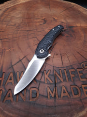 HAWK-5s N690 POCKET KNIFE WITH LINERLOCK CLIP