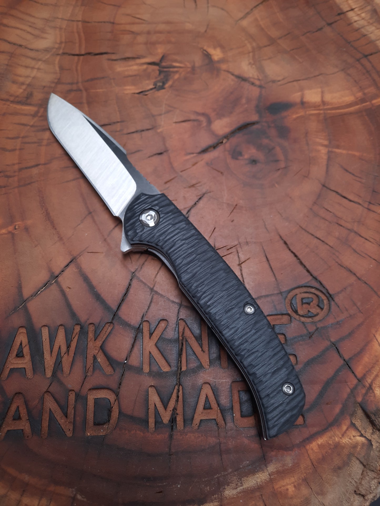 HAWK-2 N690 POCKET KNIFE WITH LINERLOCK CLIP