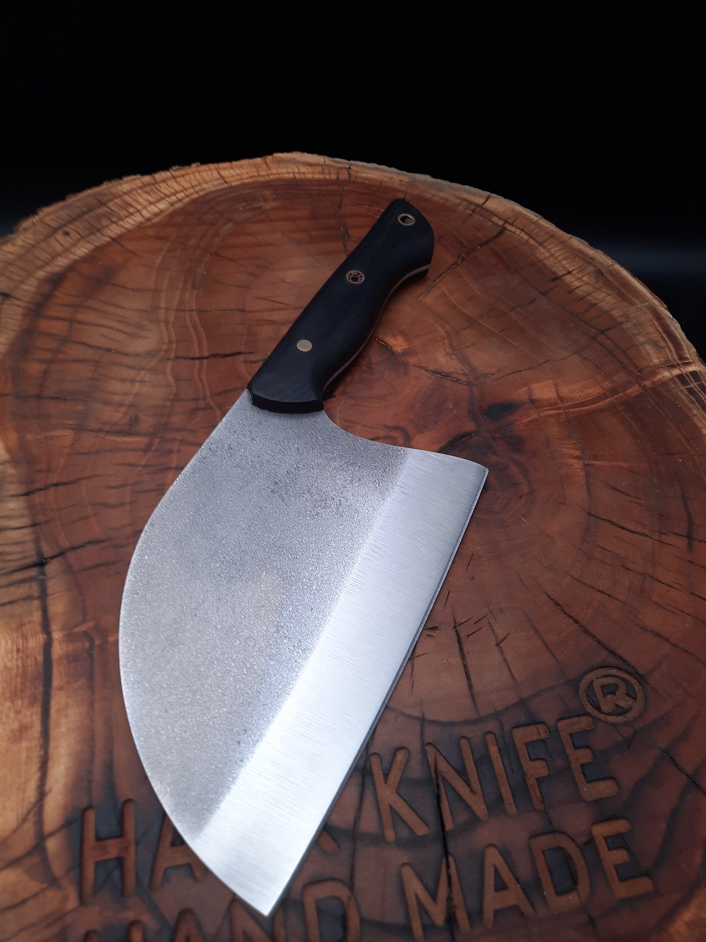 ALMAZAN N690 STAINLESS STEEL BLACK WOOD 