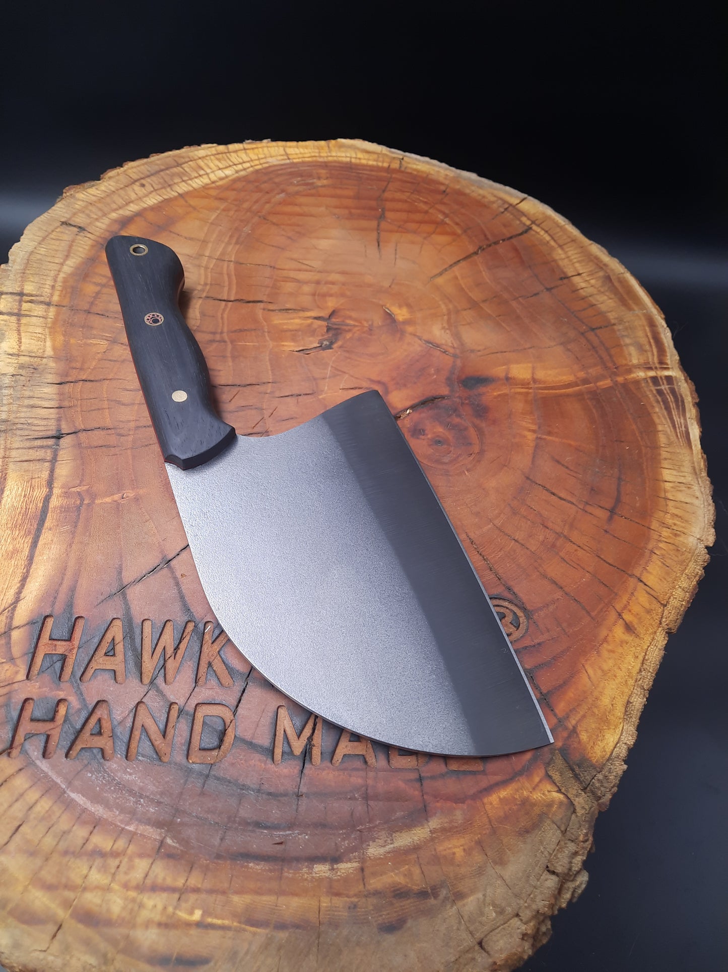ALMAZAN N690 STAINLESS STEEL BLACK WOOD 