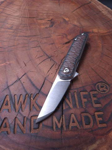 HAWK-6Ts N690 LİNERLOCK ÇAKI (CHOCOLATE)