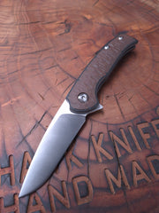 HAWK-1s N690 LİNERLOCK ÇAKI (CHOCOLATE)