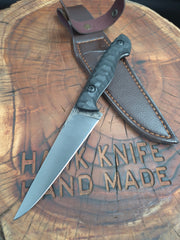 DOOR KNIFE 80CRV2 CARBON STEEL