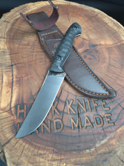 SWIMMING KNIFE 80CRV2 CARBON STEEL