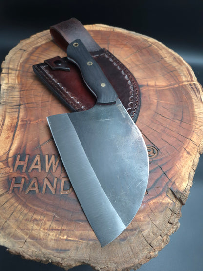 ALMAZAN 80CrV2 Karbon Çelik(SİYAH AHŞAP)
