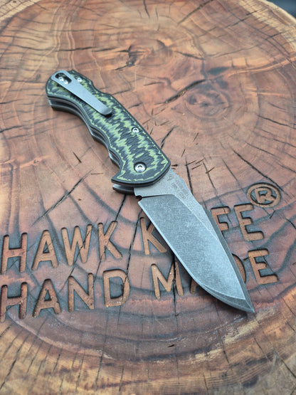 HWK-4 S390 G10 KLİPSLİ ÇAKI