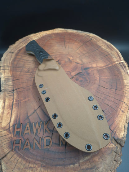 N690 OUTDOOR CAMPING - HUNTING KNIFE - KYDEX (MOD: TITANIC)