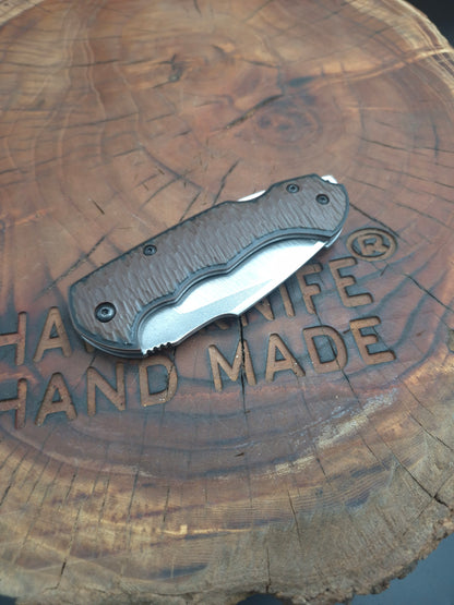 HWK-4 ELMAX CLIP POCKET KNIFE (CHOCOLATE)
