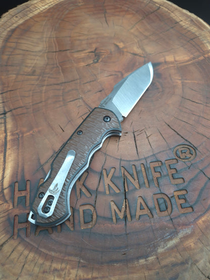 HWK-4 ELMAX CLIP POCKET KNIFE (CHOCOLATE)