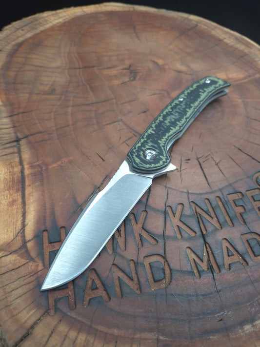 HAWK-2 N690 G10 LINERLOCK Pocket Knife