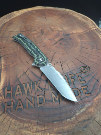 HAWK-2 N690 G10 LINERLOCK Pocket Knife