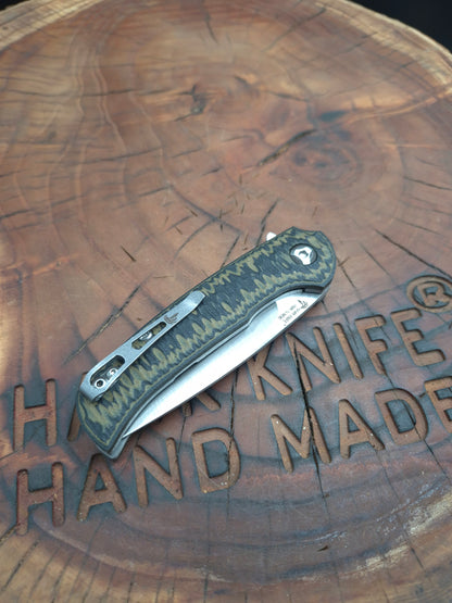 HAWK-1s N690 G10 LINERLOCK Pocket Knife