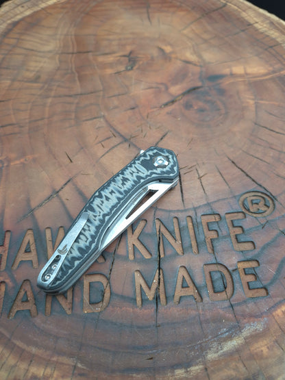 HAWK-3S N690 G10 LINERLOCK Pocket Knife