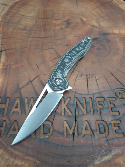 HAWK-3S N690 G10 LINERLOCK Pocket Knife