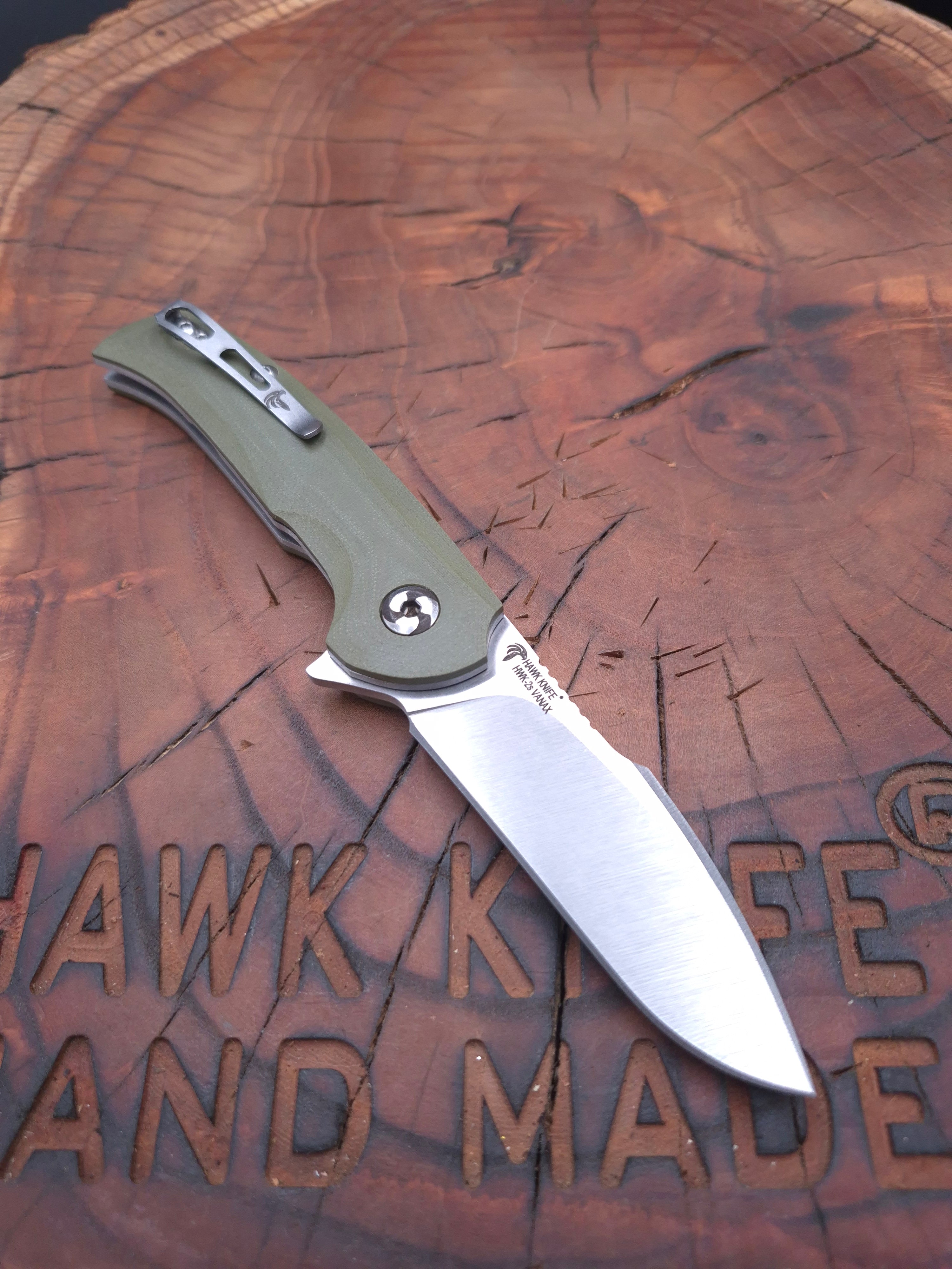 DMC HAWK acute ② HAWK-2s VANAX LINERLOCK Pocket Knife – Hawk Knife