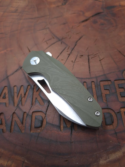 HAWK-9s N690 LINERLOCK FOLDING KNIFE