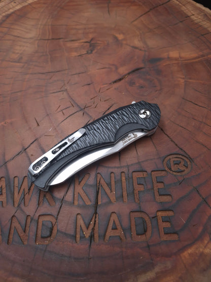 HAWK-5 N690 POCKET KNIFE WITH LINERLOCK CLIP