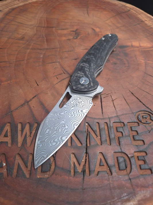 HWK-9 Stainless Steel Damascus