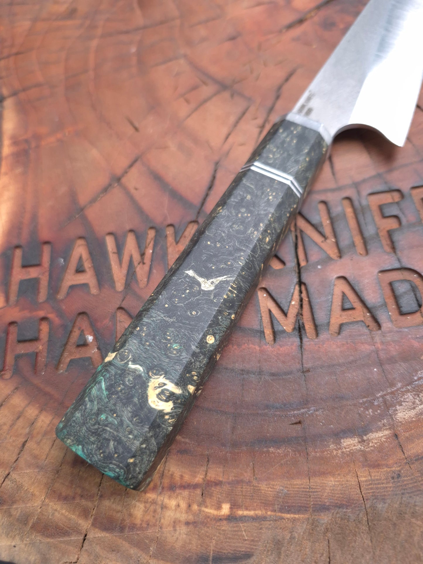 HONESUKI STABILIZED N690 CHEF KNIFE