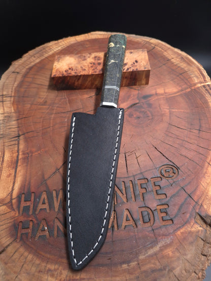 HONESUKI STABILIZED N690 CHEF KNIFE