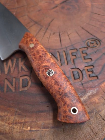 FULL TANG N690 STABILIZED CHEF KNIFE