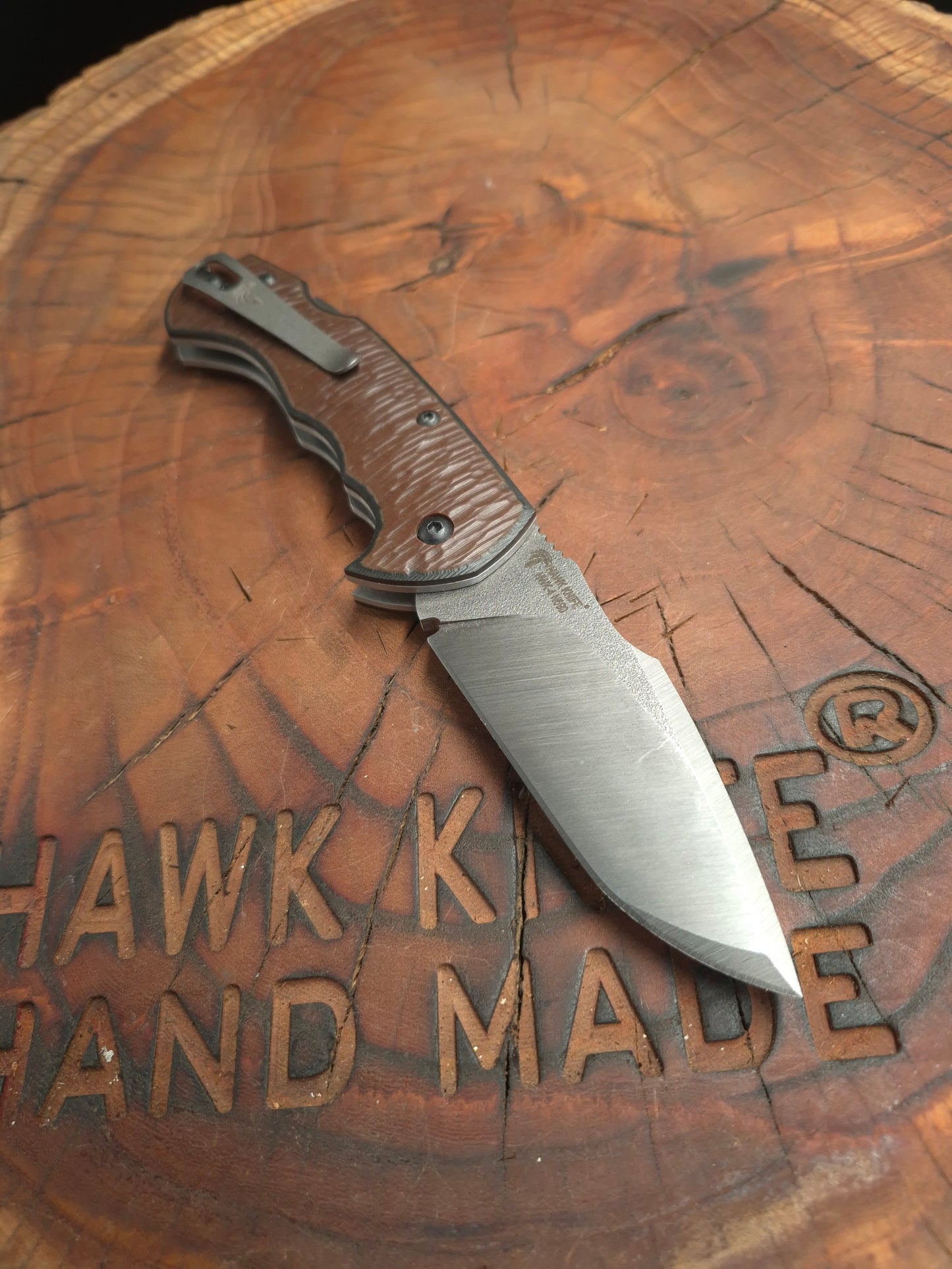 HAWK-4 N690 KLİPSLİ ÇAKI (CHOCOLATE)