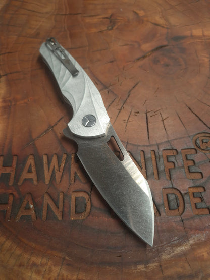 HAWK-9 CPM S110V LINERLOCK FOLDING KNIFE
