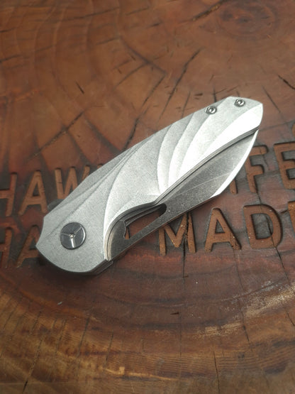 HAWK-9 CPM S110V LINERLOCK FOLDING KNIFE