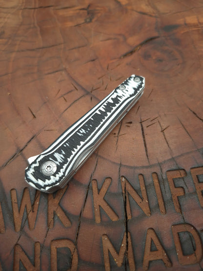 HAWK-7 KRIDASHI N690 G10 LINERLOCK FOLDING KNIFE