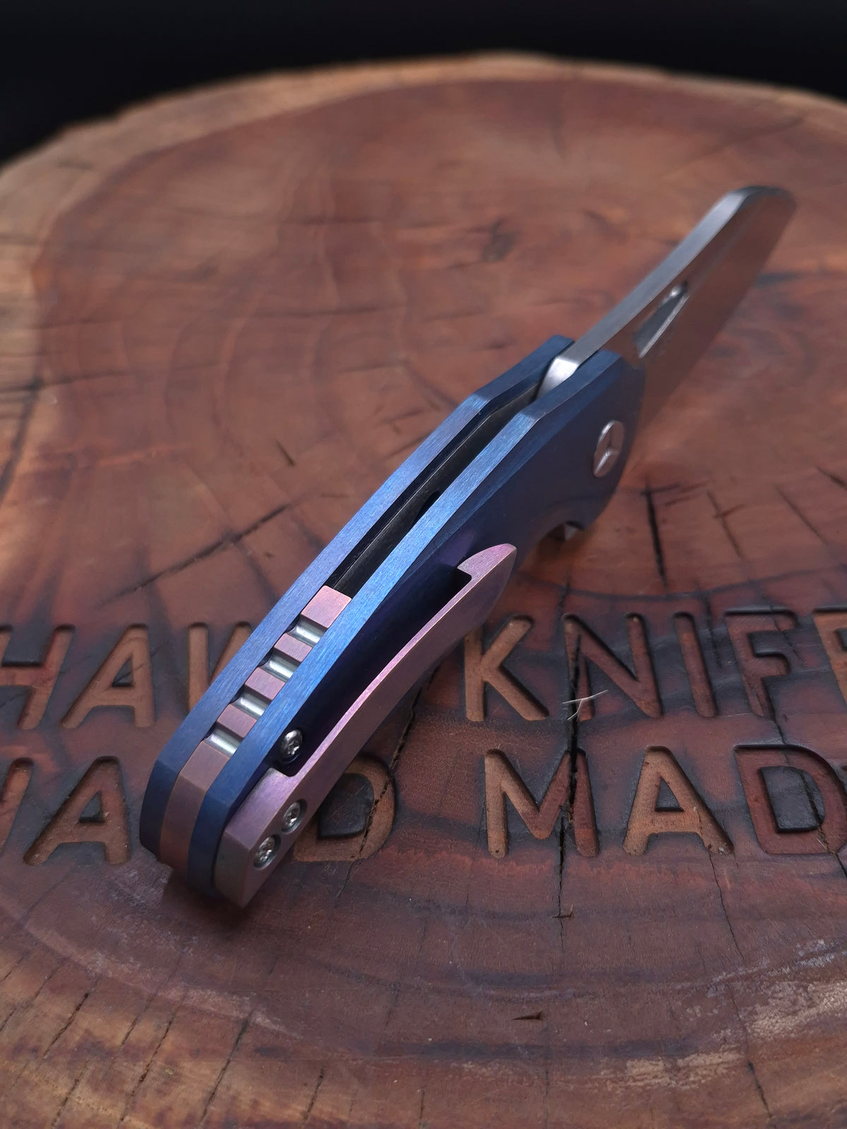 HAWK-9 PLUS(+) M390 FULL TITANIUM CUSTOM LINERLOCK ÇAKI