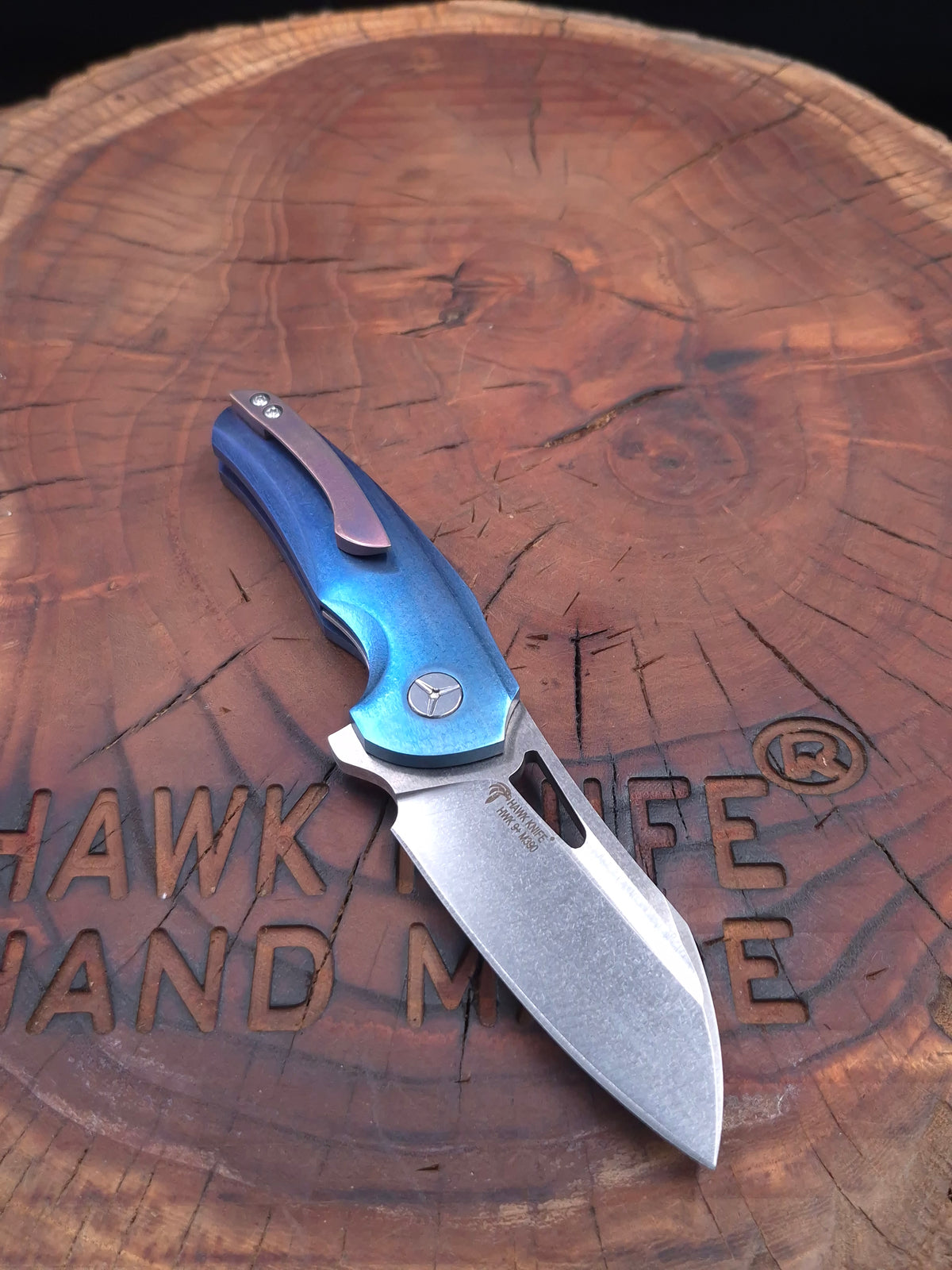 HAWK-9 PLUS(+) M390 FULL TITANIUM CUSTOM LINERLOCK ÇAKI