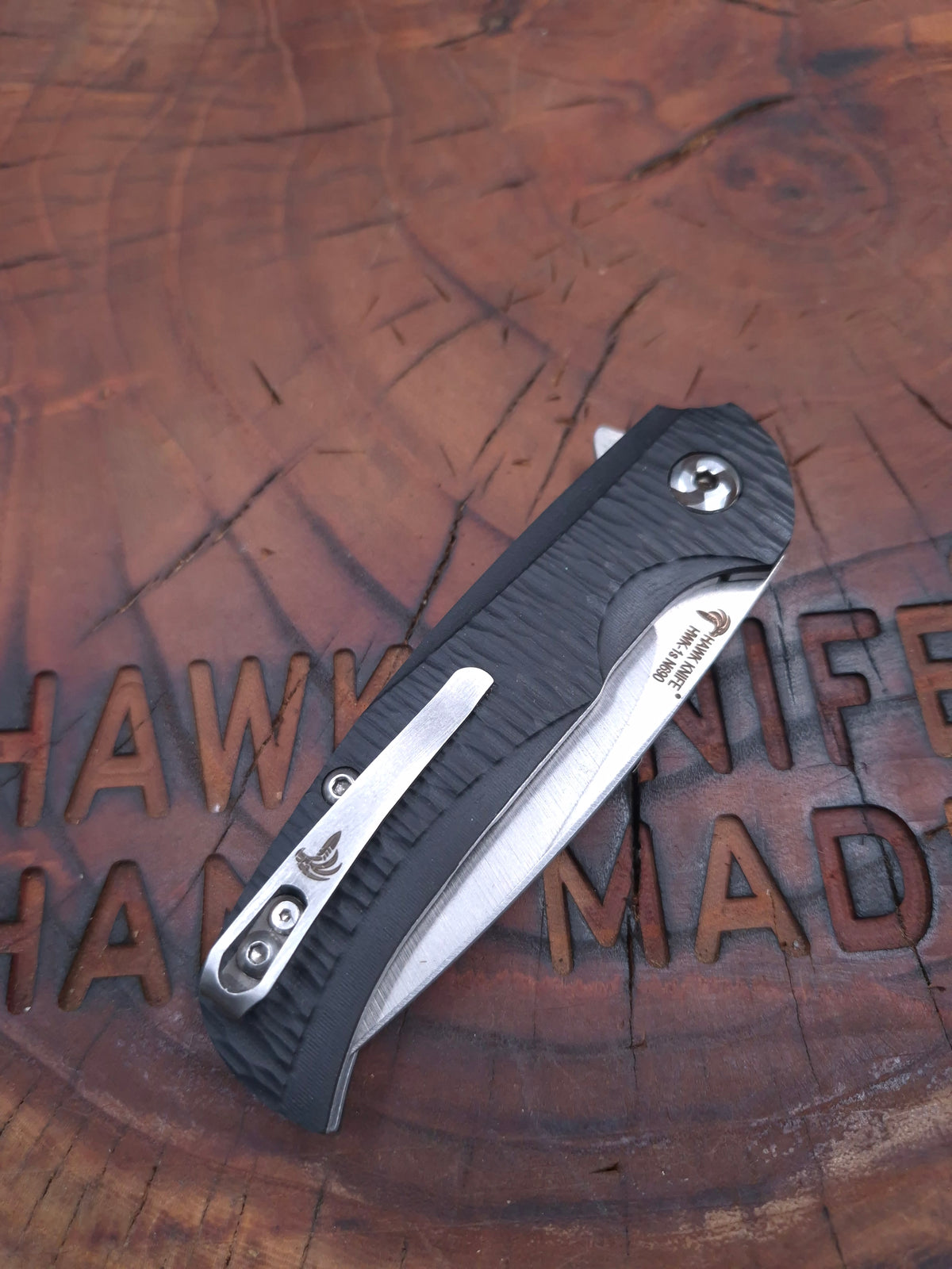HAWK-1s N690 POCKET KNIFE WITH LINERLOCK CLIP