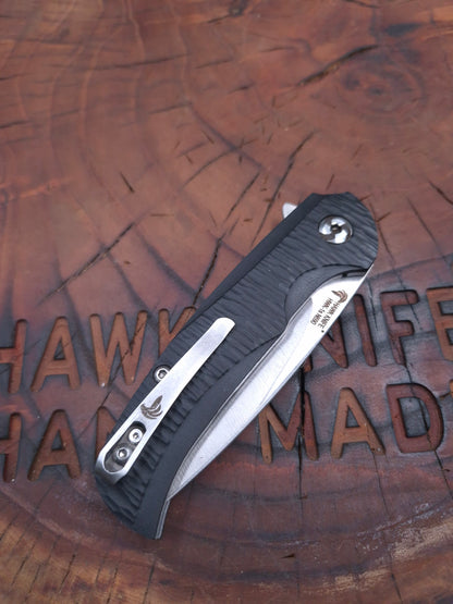 HAWK-1s N690 POCKET KNIFE WITH LINERLOCK CLIP