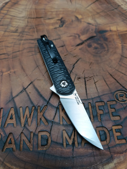 HAWK-6Ts N690 POCKET KNIFE WITH LINERLOCK CLIP 