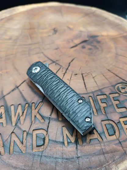 HAWK-6Ts N690 POCKET KNIFE WITH LINERLOCK CLIP 