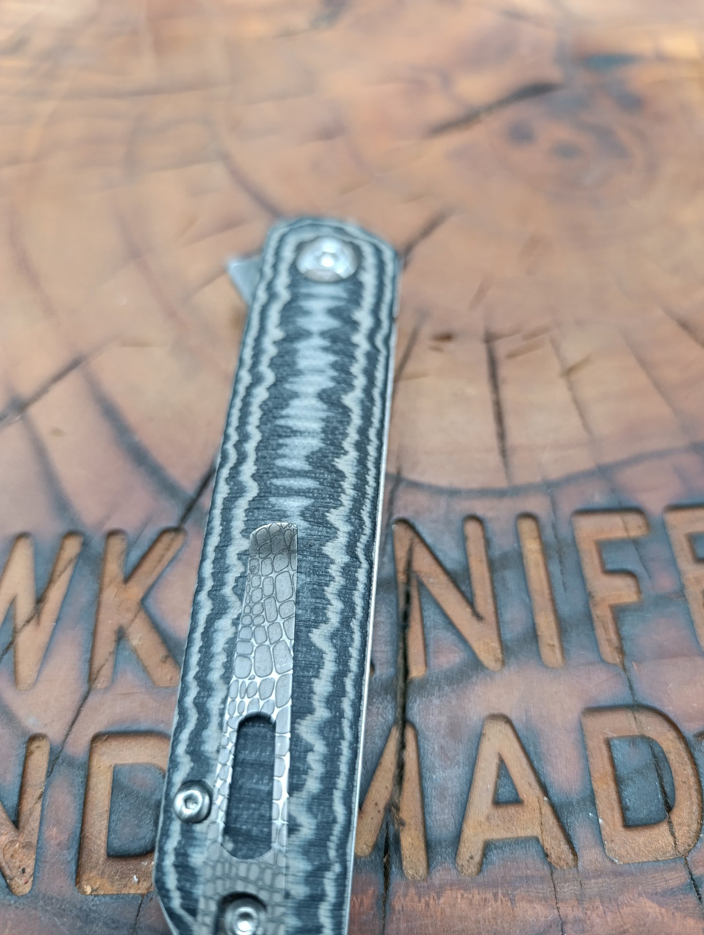 HAWK-6T N690 LINERLOCK G10 CLIP POCKET KNIFE