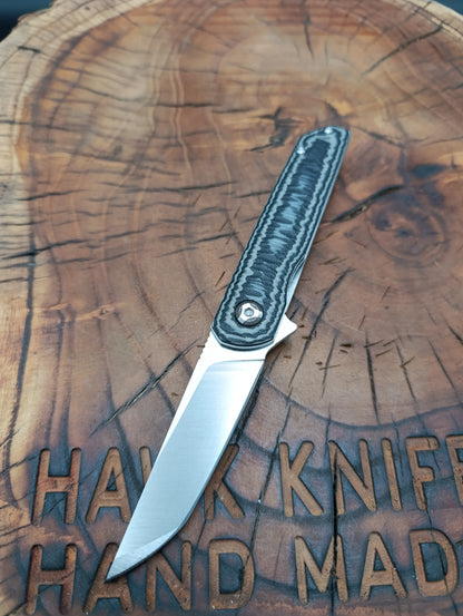 HAWK-6T N690 LINERLOCK G10 CLIP POCKET KNIFE