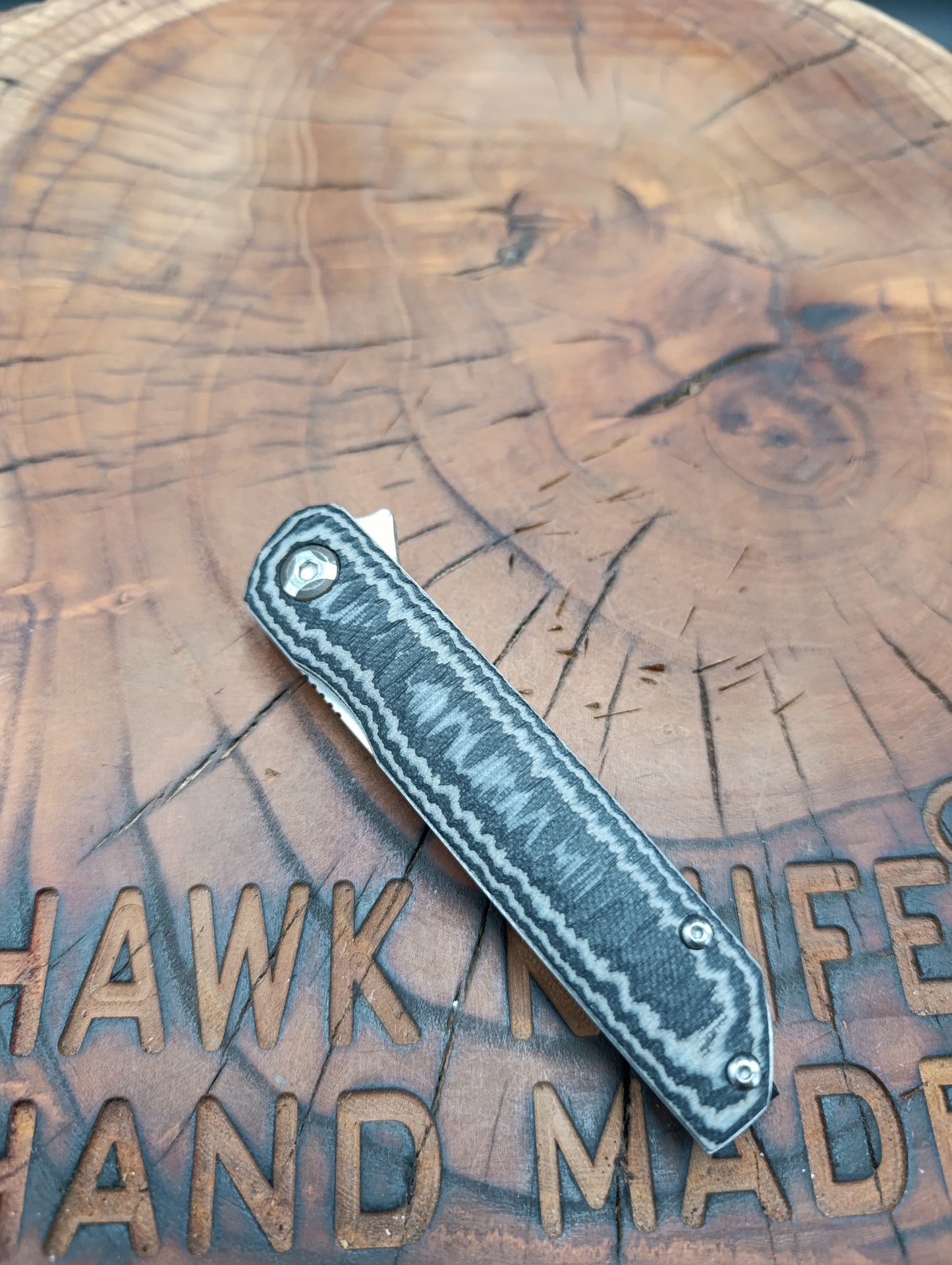 HAWK-6T N690 LINERLOCK G10 CLIP POCKET KNIFE